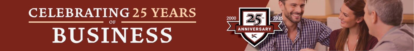 Kauffman Metals 25th Anniversary Banner