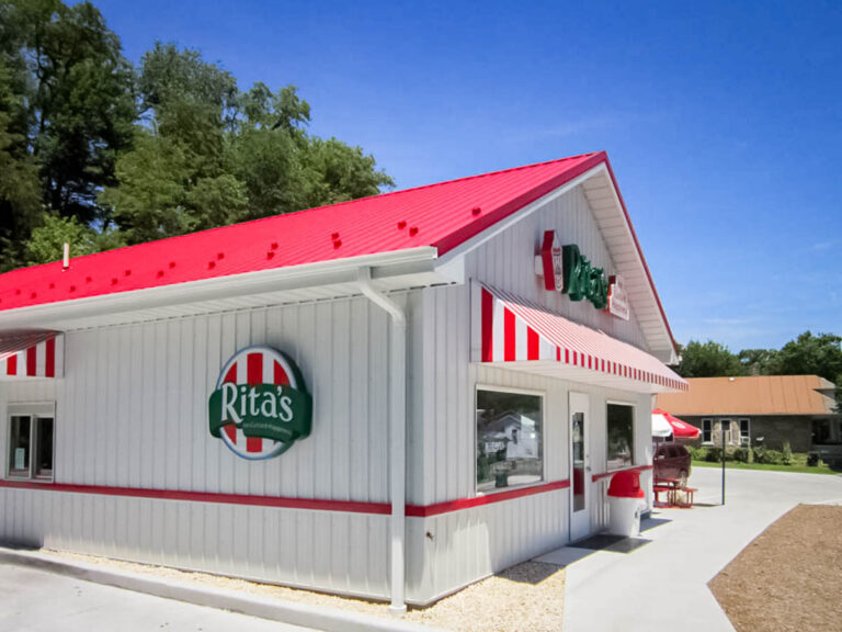 commercial ice cream shop building