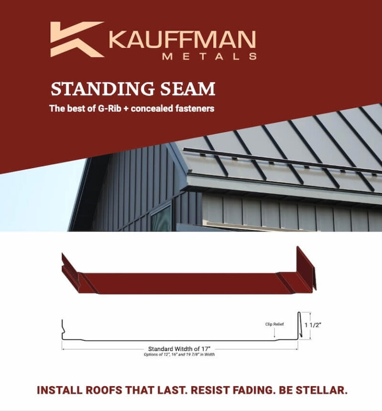 Standing Seam brochure cover image